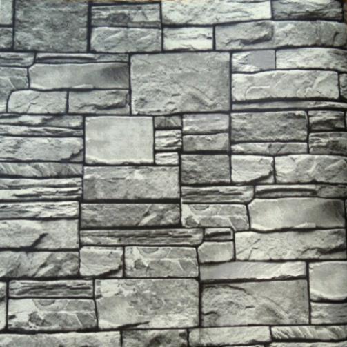 Brick Stone Wall Wallpaper Hotel Background Decor Pvc