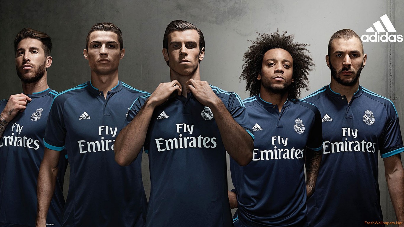 Real Madrid Adidas Third Kit Wallpaper Freshwallpaper