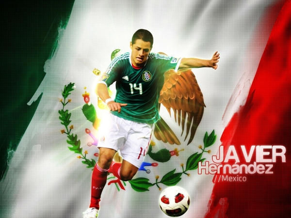 Soccer Mexico Javier Hernandez Wallpaper