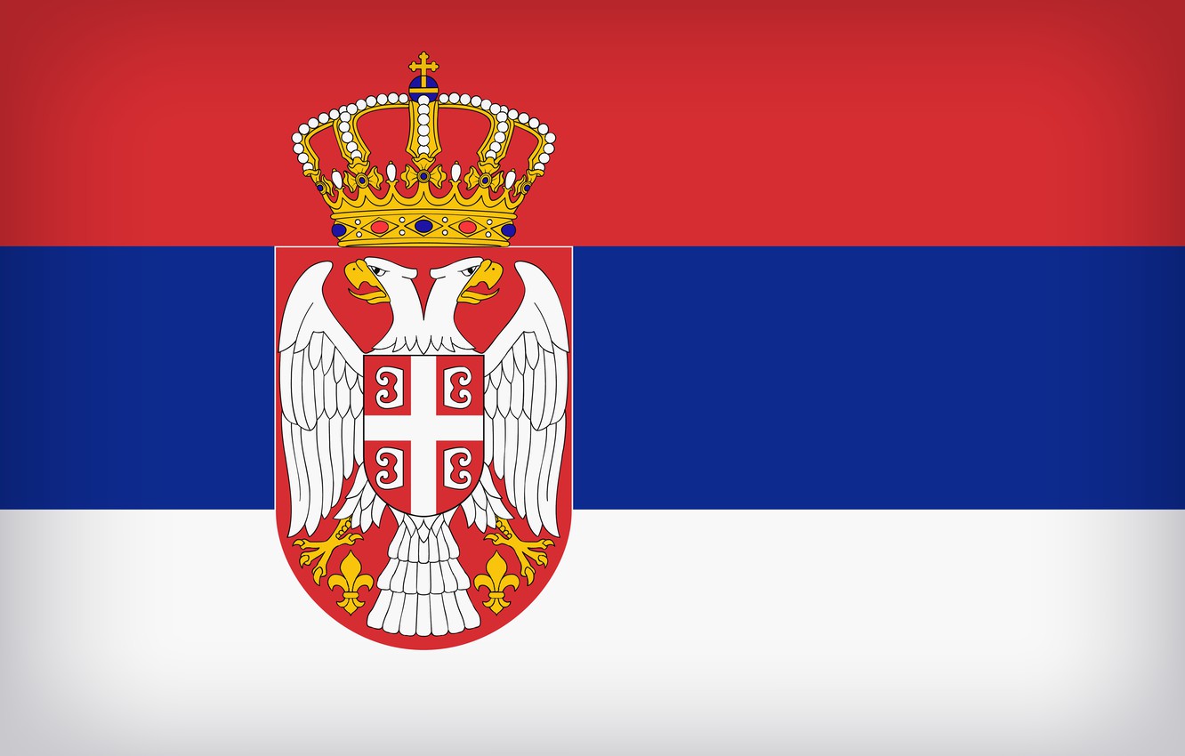 Wallpaper Flag Serbia Serbian Of