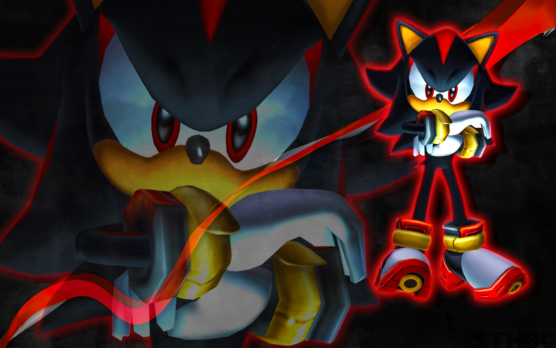 Sonic Adventure Shadow Wallpaper by SonicTheHedgehogBG
