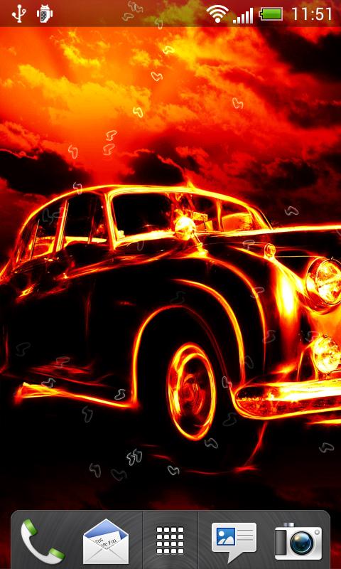 Fire Cars Live Wallpaper For Android