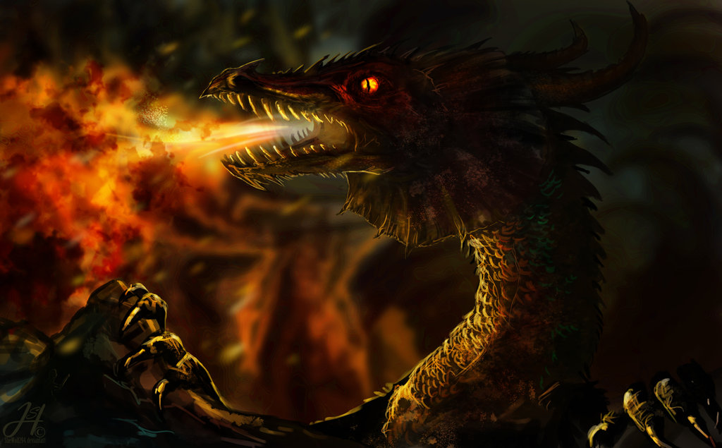 Smaug The Dragon By Arkarti