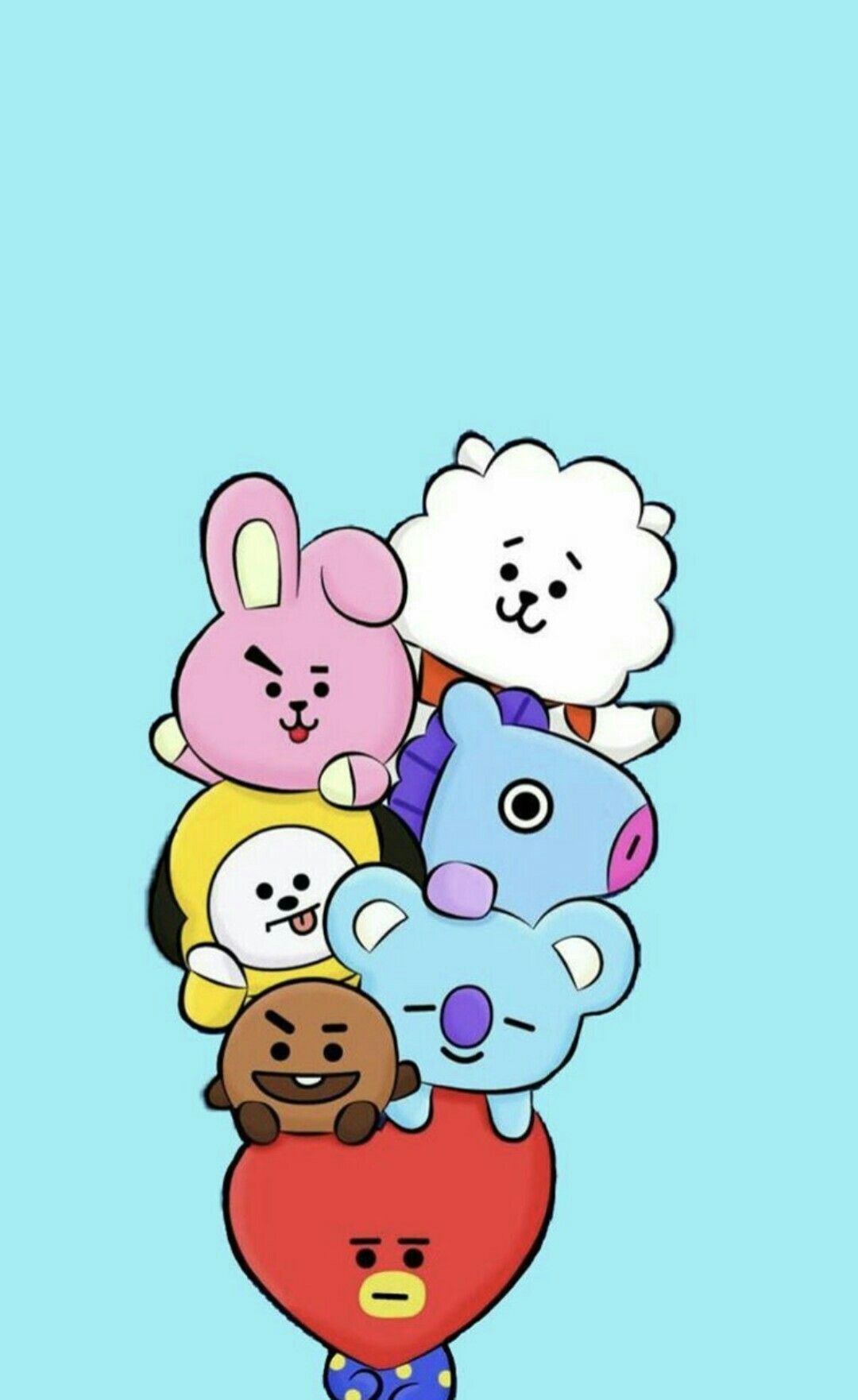 Pin Oleh Minkyung Kang Di Bt21 Wallpaper