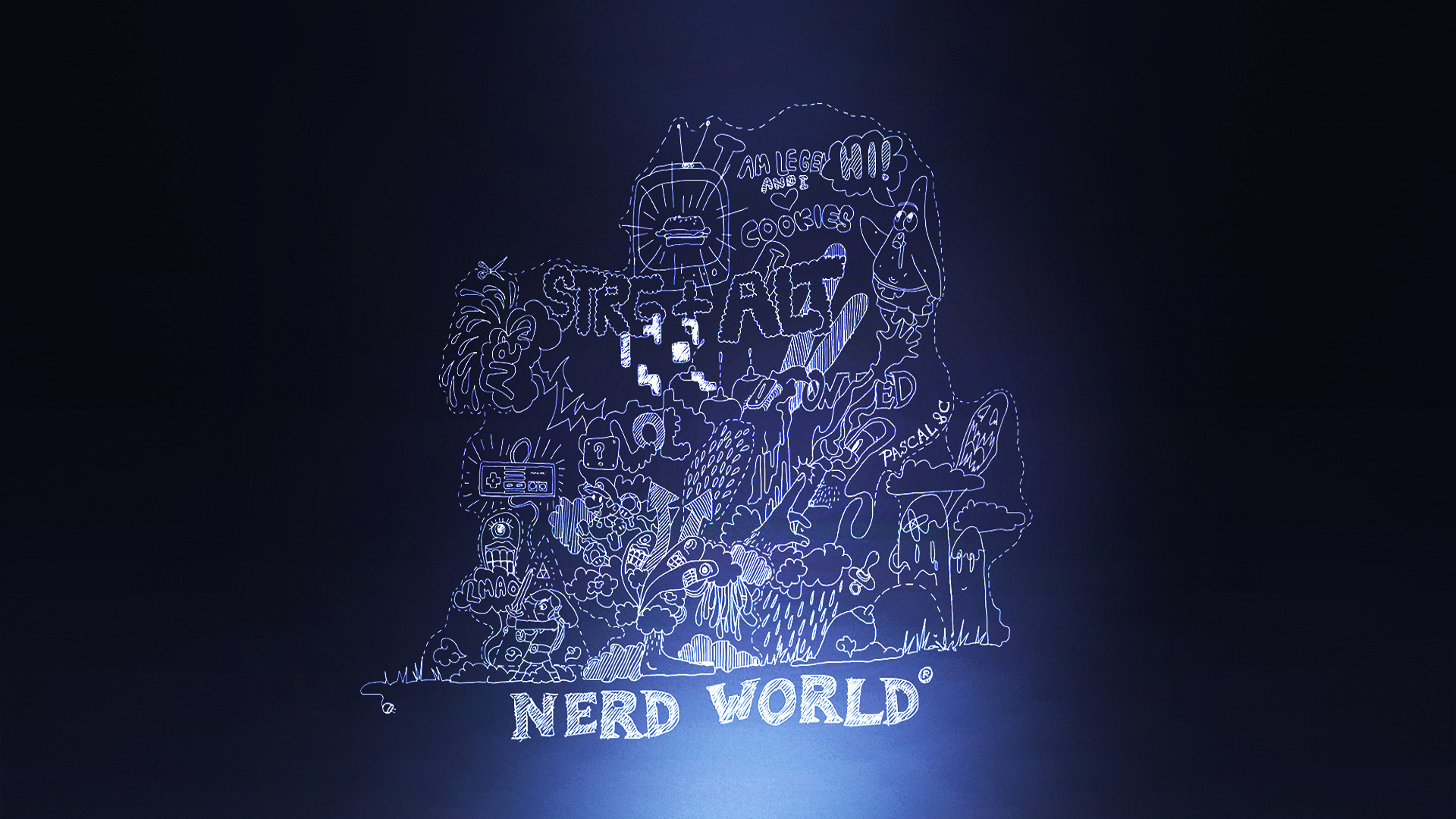 Nerd World HD Wallpaper Theme Bin Customization