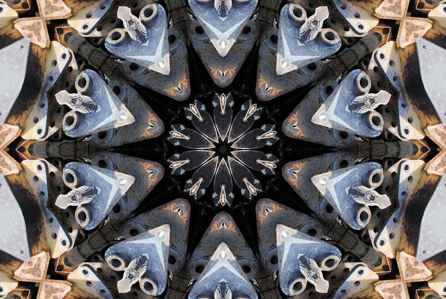 Junkyard Kaleidoscope Wallpaper