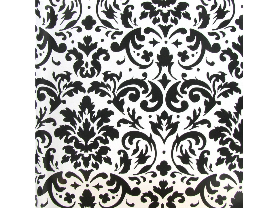 Black White Damask High Resolution And Widescreen Wallpaper
