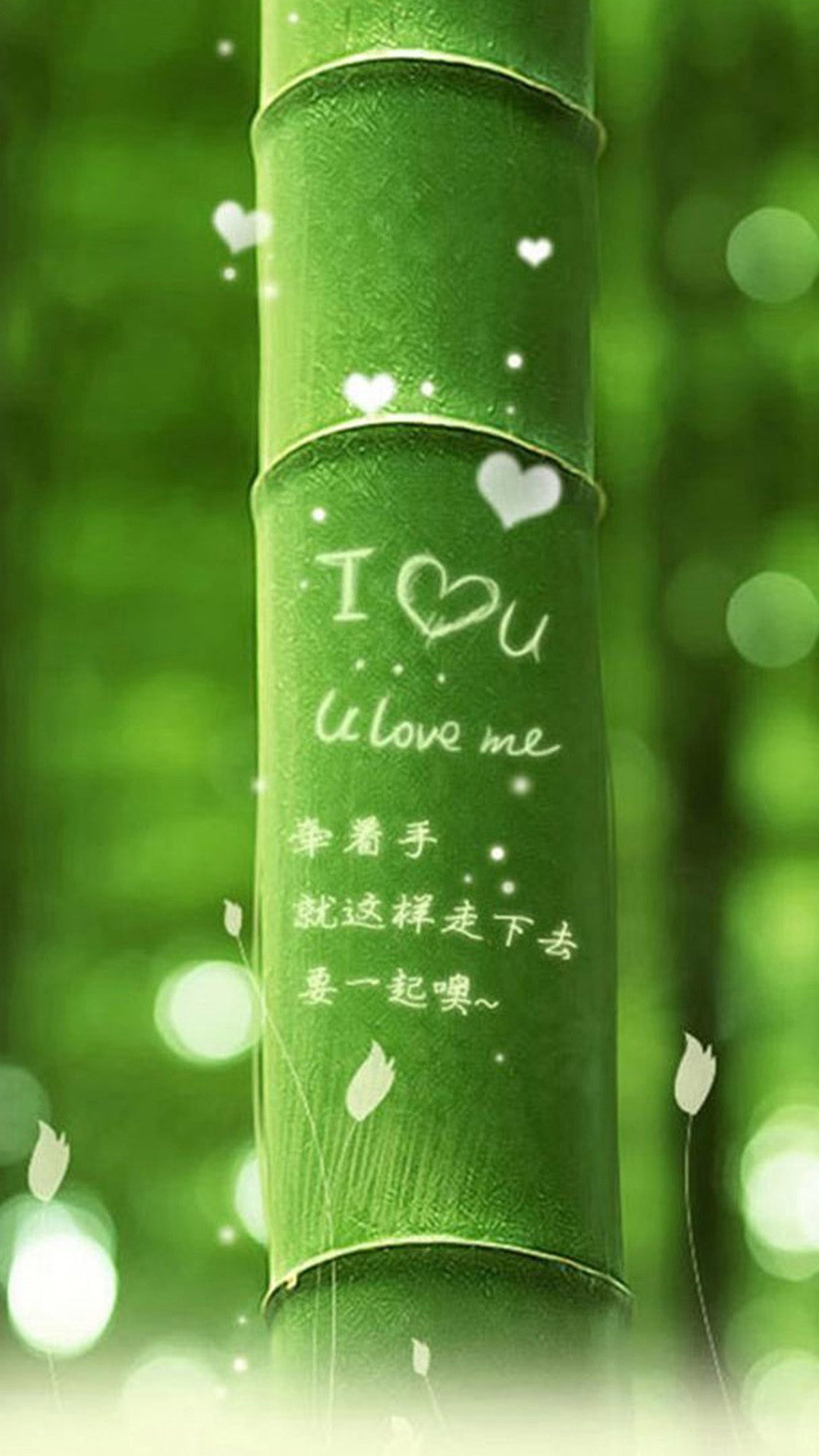 Green Bamboo S5 Wallpaper