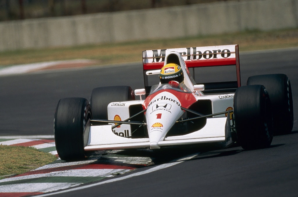 Ayrton Senna Mexico Mclaren Mp4 Formula1