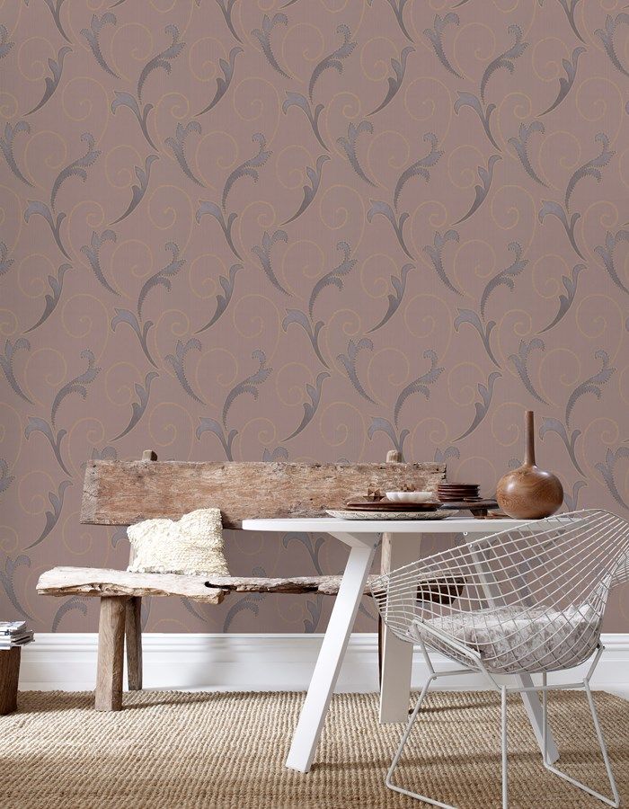 Serenata Brown Wallpaper Designer Wall Coverings By Graham