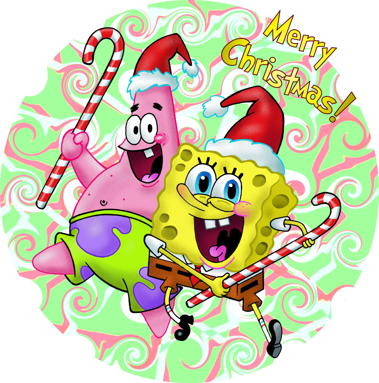 Spongebob Christmas By Gjones1
