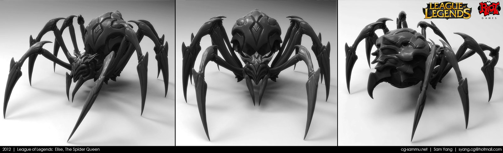 League Of Legends Elise The Spider Queen By Cg Sammu On