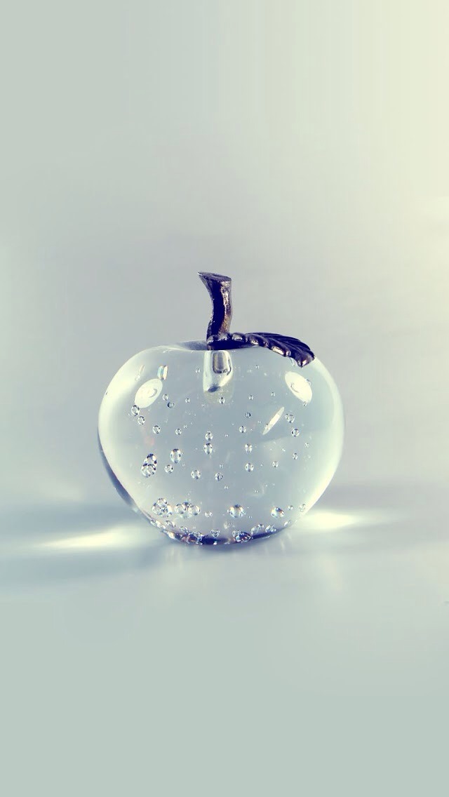 Crystal Apple Wallpaper iPhone