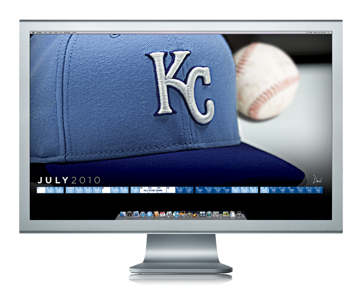 Kansas City Royals Fans put the July 2010 Schedule on your computer