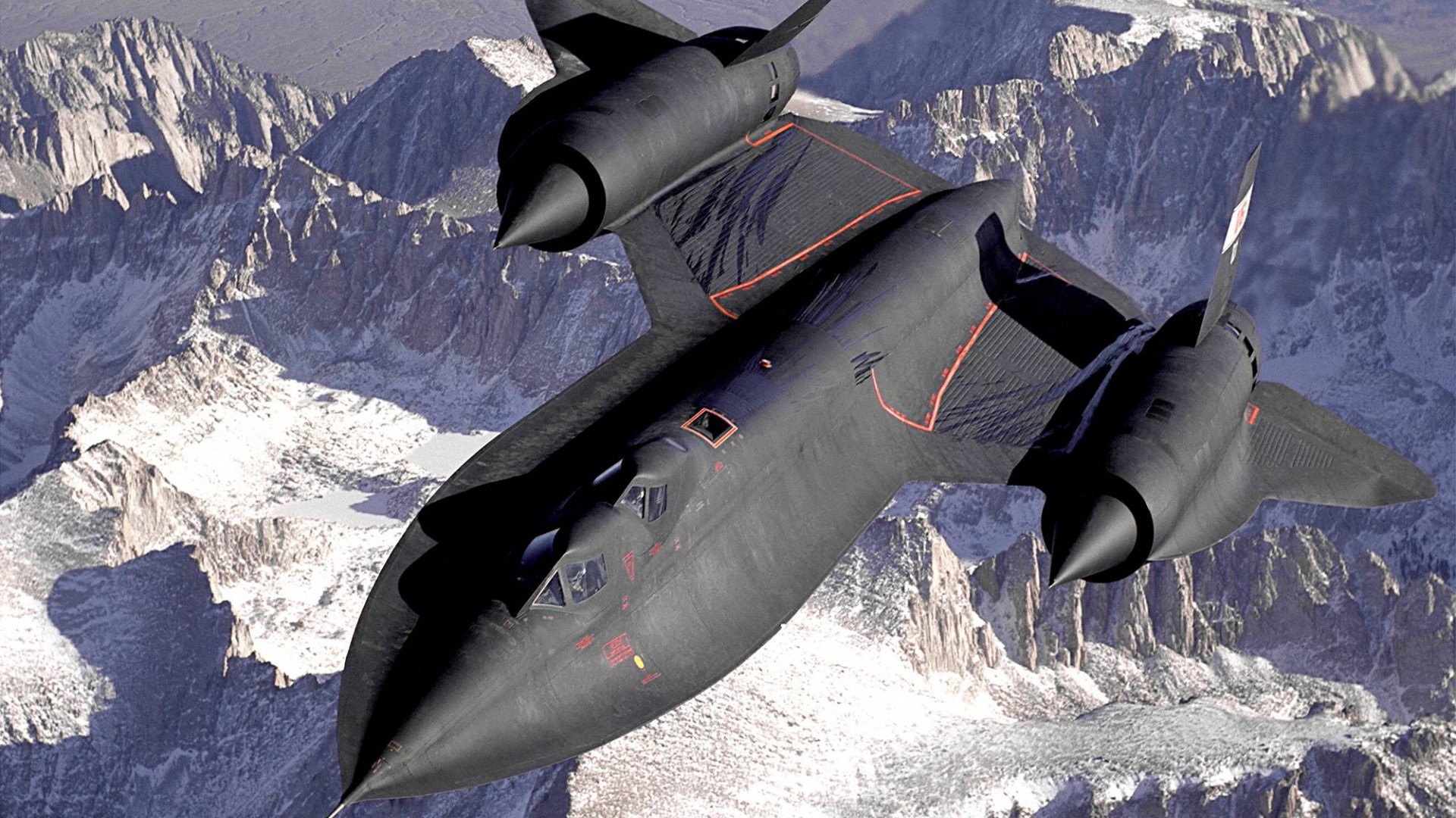 Wallpaper Blackbird Stealth Aircraft High Quality
