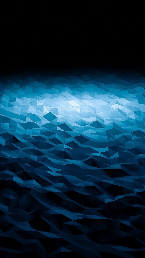 Blackberry HD Abstract Blue Sea Wallpaper Mobile