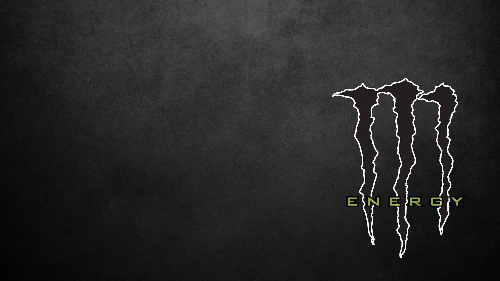 Wallpaper Monster Energy Logo Black And White Background HD