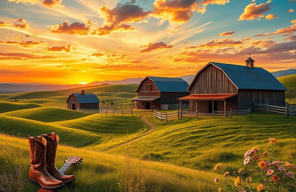 Country Western Wallpaper