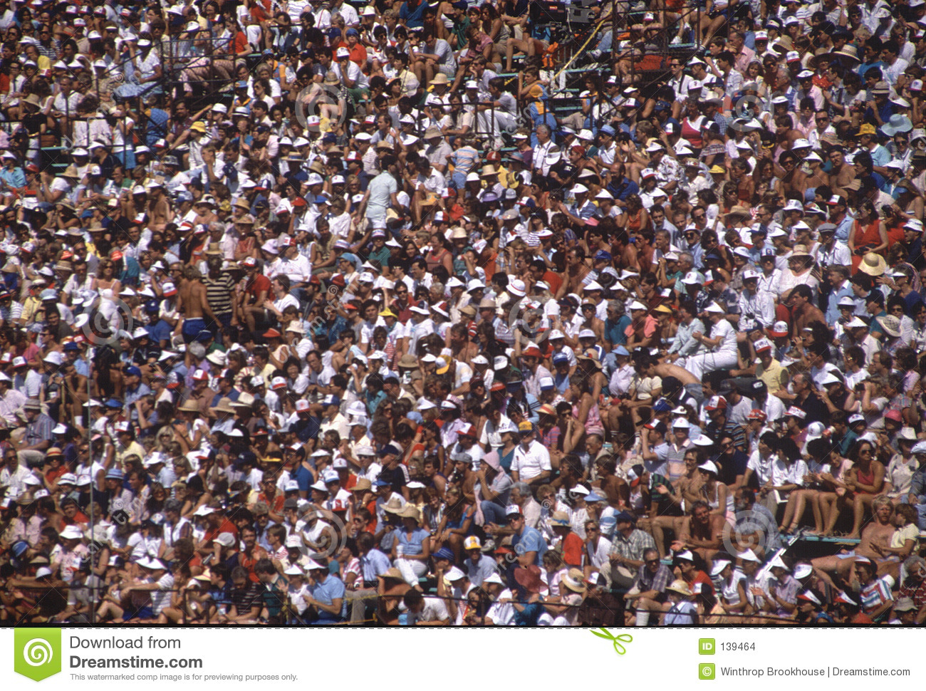 Stadium Crowd Background Texture Editorial Stock
