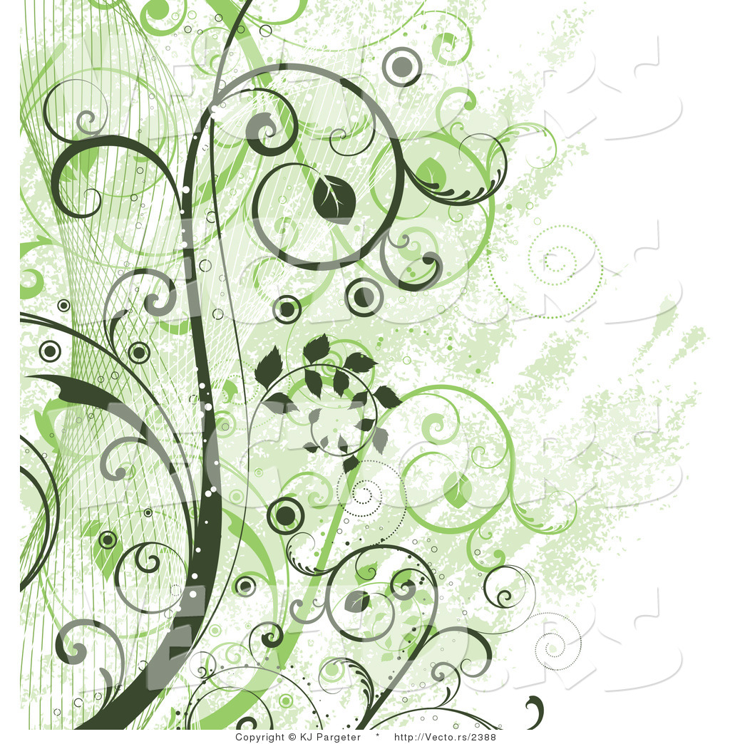 293265102  Ann Green Floral Vines Wallpaper  by AStreet Prints