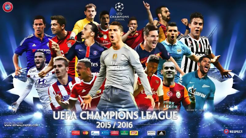 UEFA Champions League 2015 2016 Football Star Players HD Wallpapers
