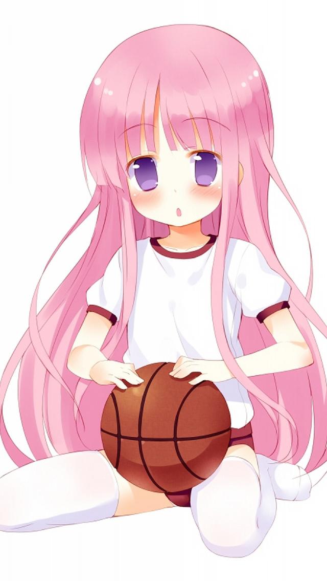 Basketball Anime Girl Wallpaper iPhone