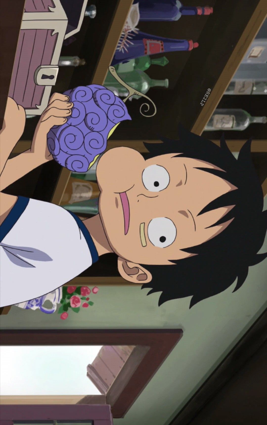 Luffy Eat Gomu No Mi One Piece Anime Wallpaper