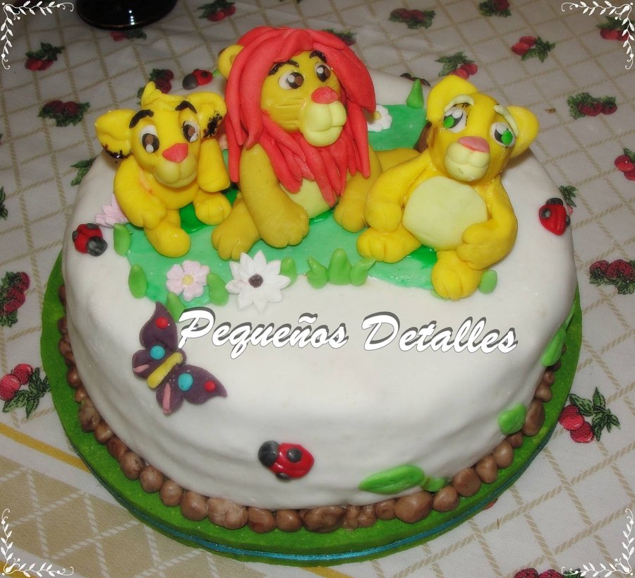Lion King Cake by Elvenmiri on