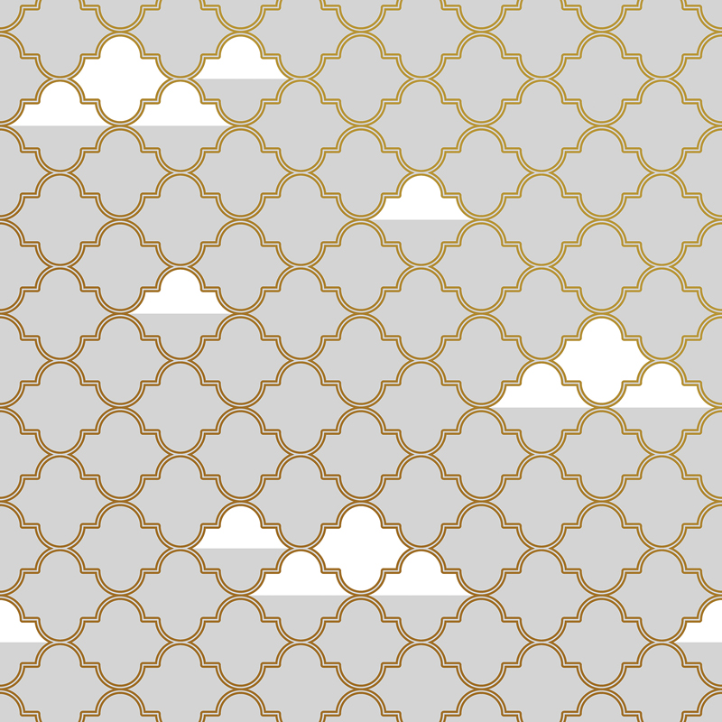Grey And Gold Clouds Removable Wallpaper By Tempaper