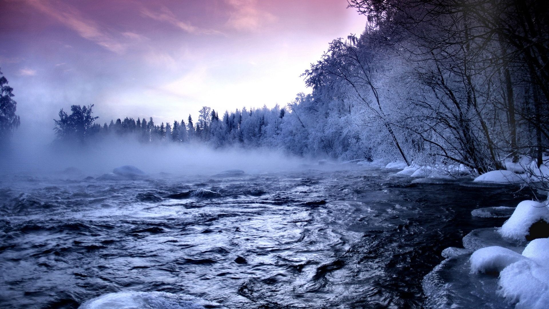 Nature Beautiful Winter Landscape Picture Nr