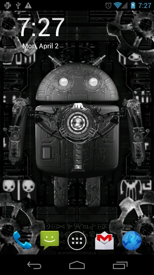 Steampunk Droid Live Wallpaper   Android Apps on Google Play