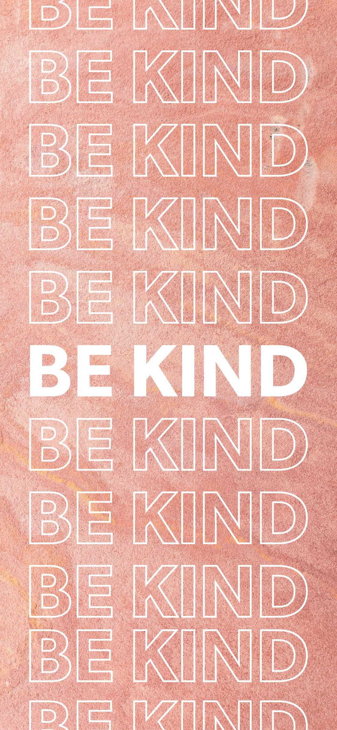 Be Kind Wallpaper iPhone