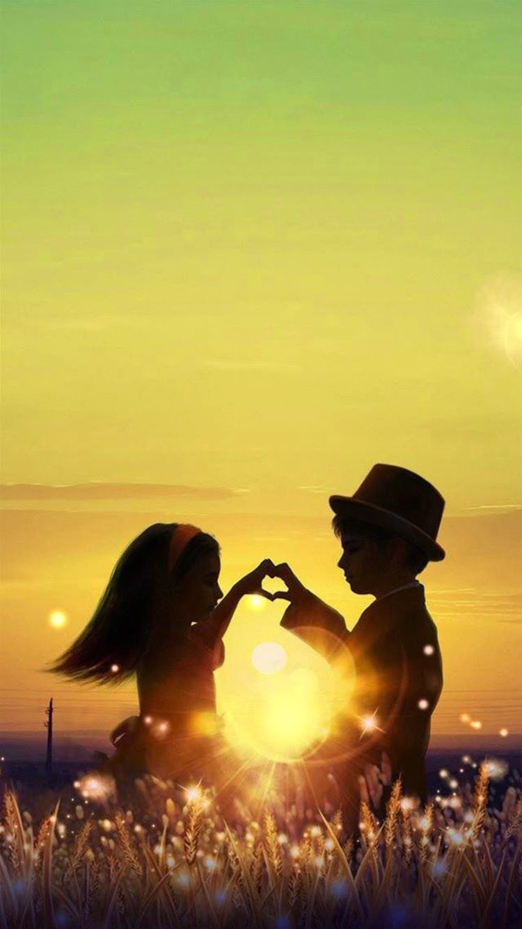 Papel De Parede Gr Tis Para Pc Young Couple At Sunset iPhone HD