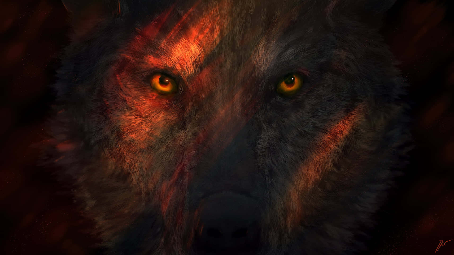 Wolf Aesthetic Wallpaper