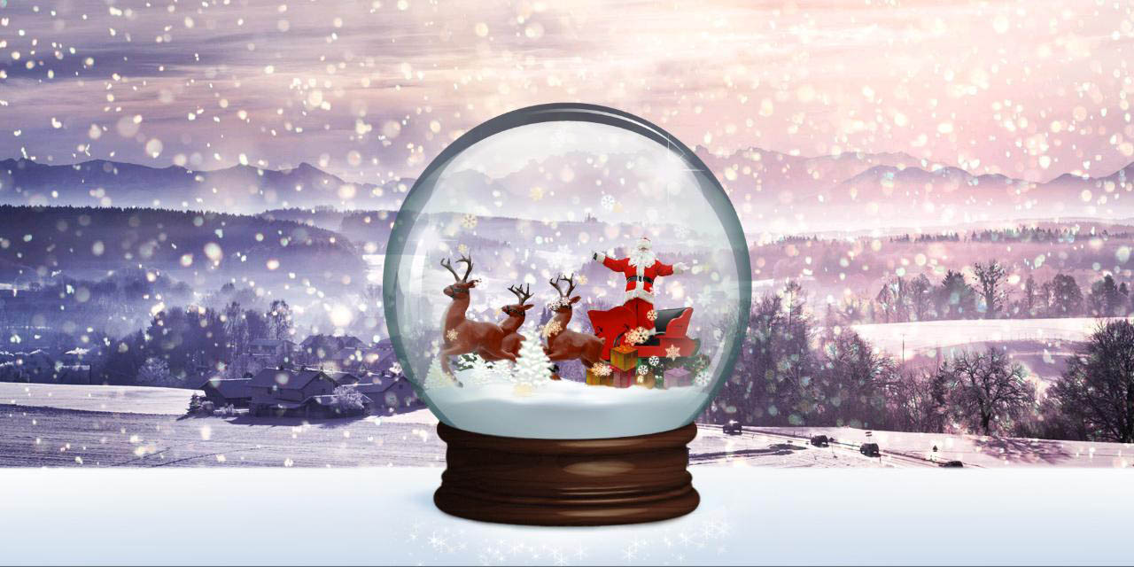By Admin Ments Off On Christmas Snow Globe Wallpaper