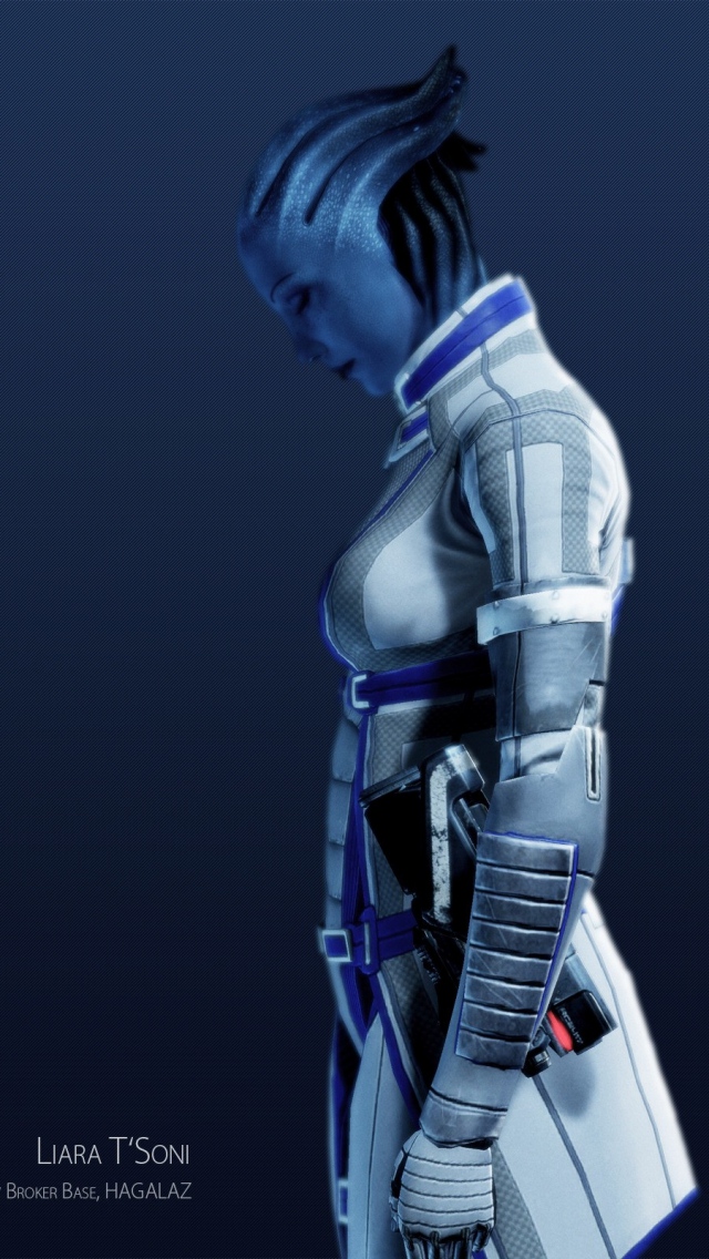 Wallpaper Mass Effect Asari Character Quote Background