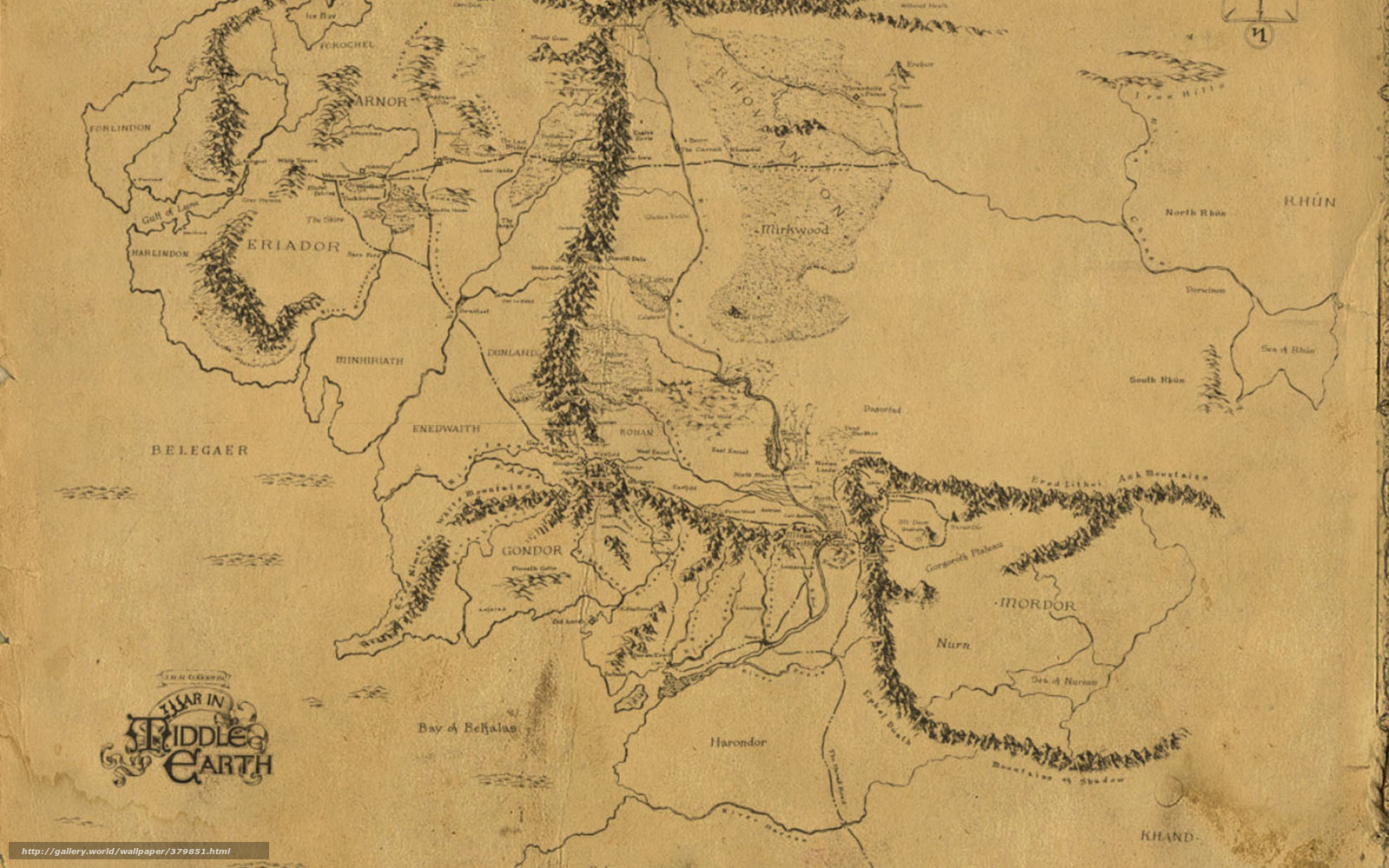 Wallpaper Vllastelin Rings Map Jrr Tolkien