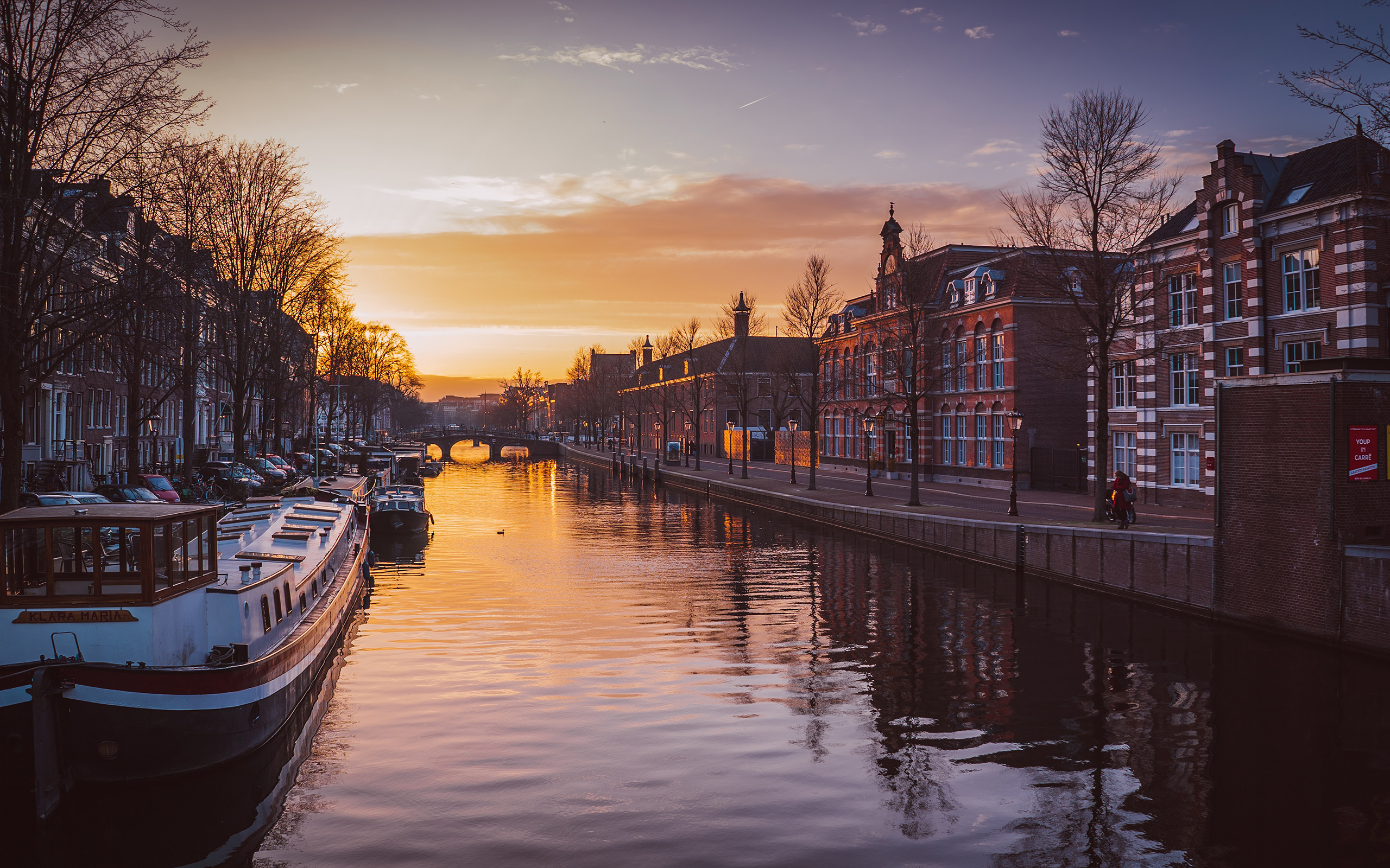Daily Wallpaper Amsterdam At Sunset I Like To Waste My Time
