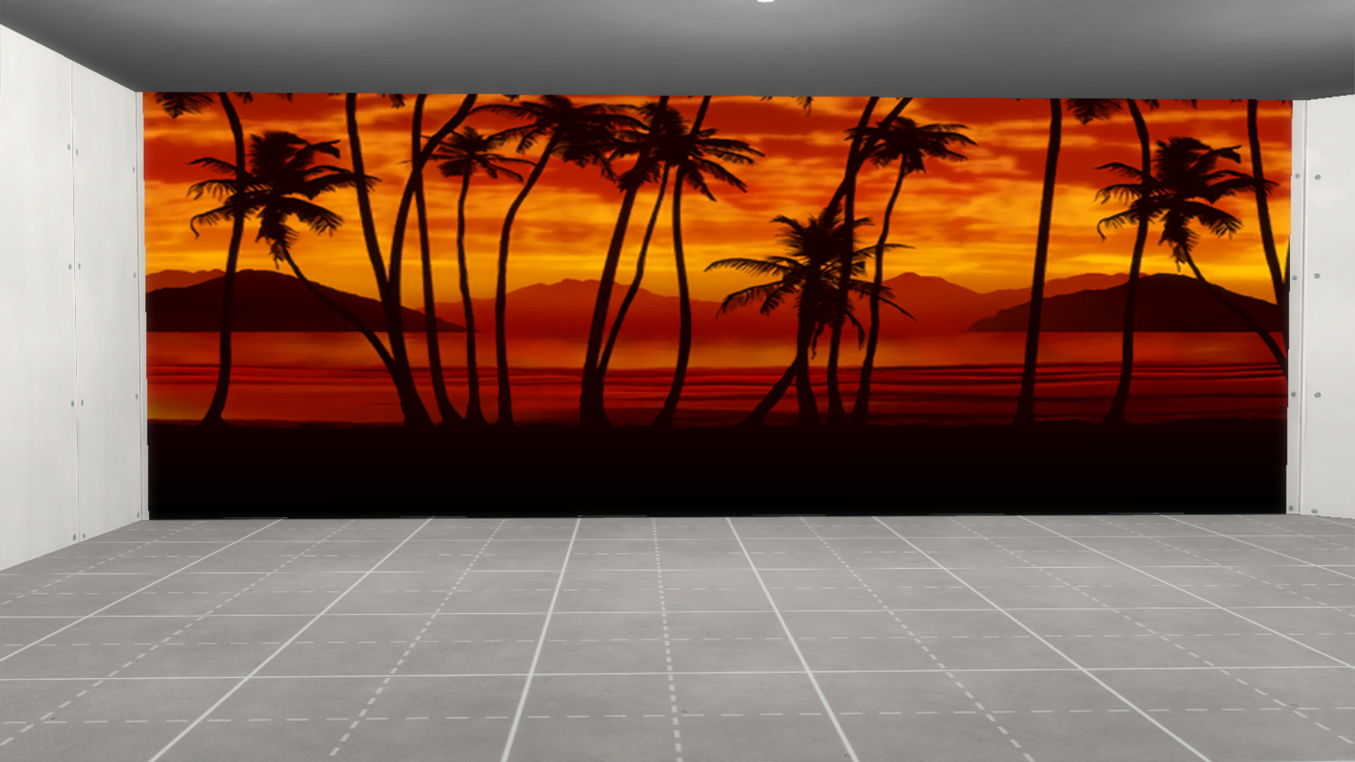 Mod The Sims Scarface S Palm Tree Mural