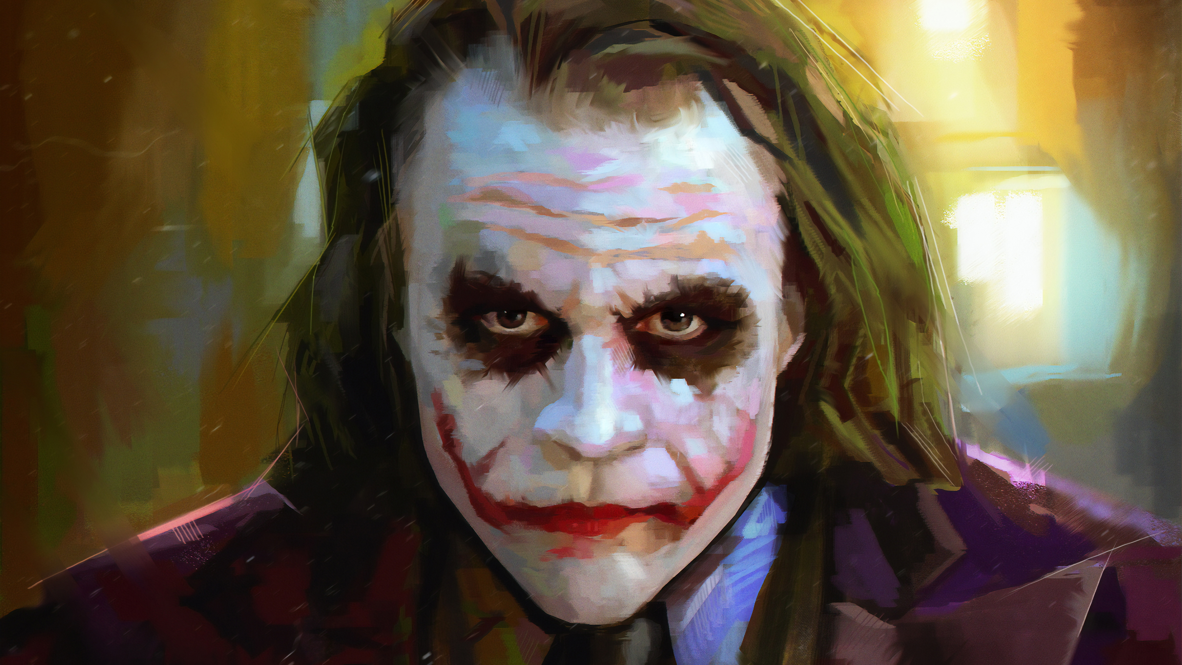 Heath Ledger As Joker 4k Wallpaper HD Superheroes