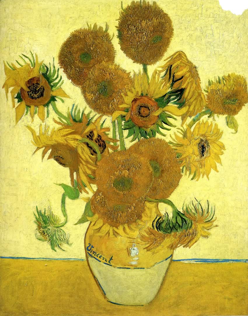 Van Gogh Sunflowers Wallpaper Vincent
