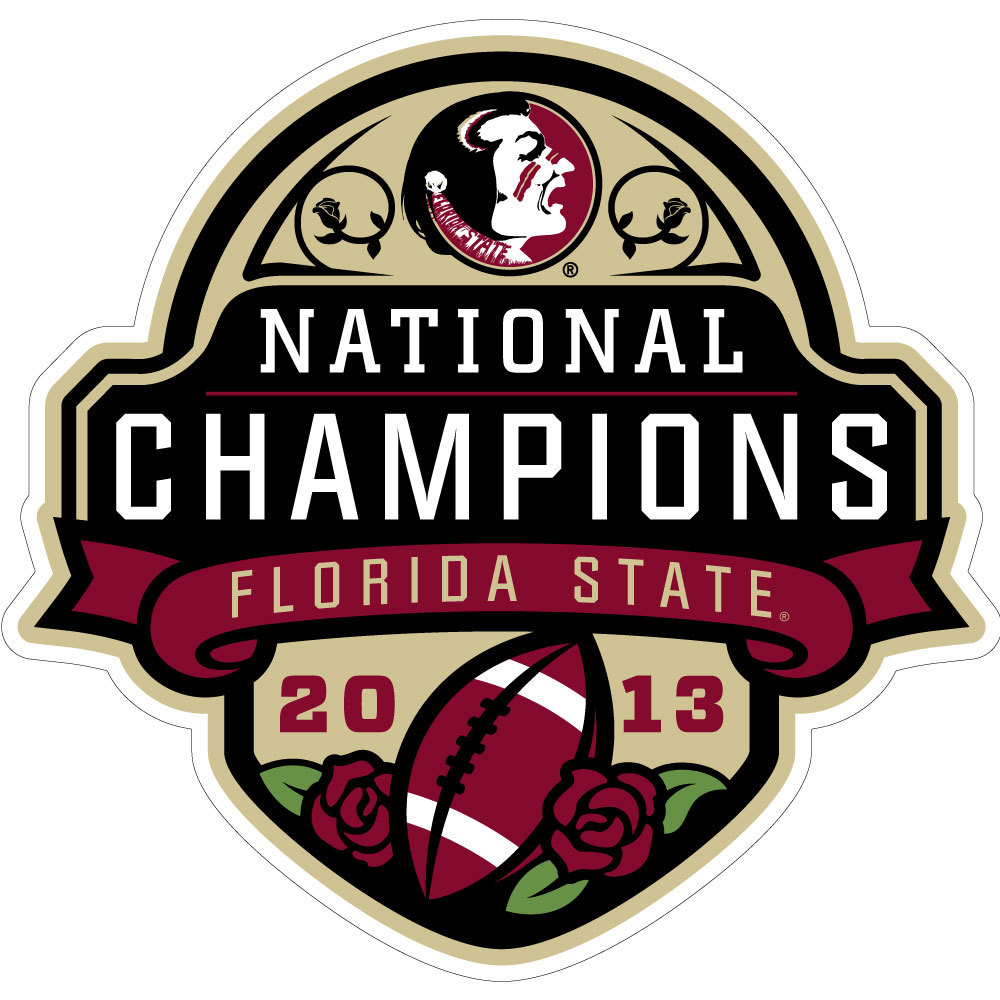 Florida State Seminoles National Champion Official 6 Logo Decal