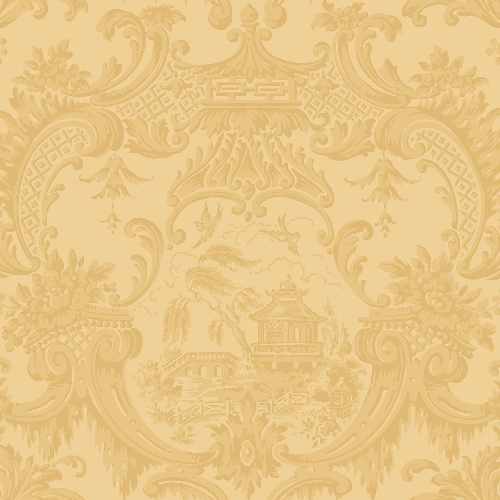 Free download Cole Son Chippendale China Wallpaper Yellow Fashion