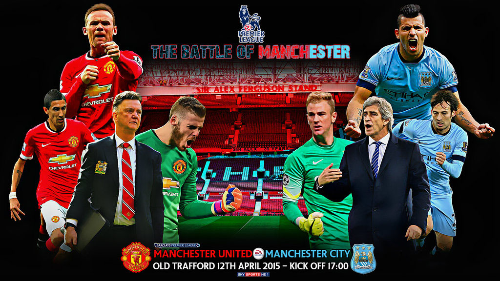 Manchester United vs Manchester City wallpaper 2015