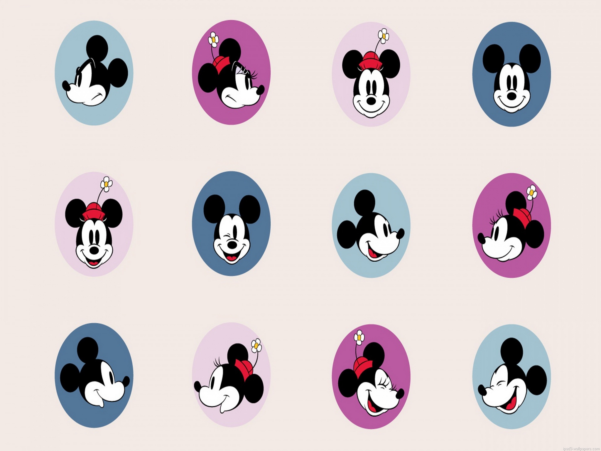 Mickey And Minnie Disney iPad Wallpaper Background