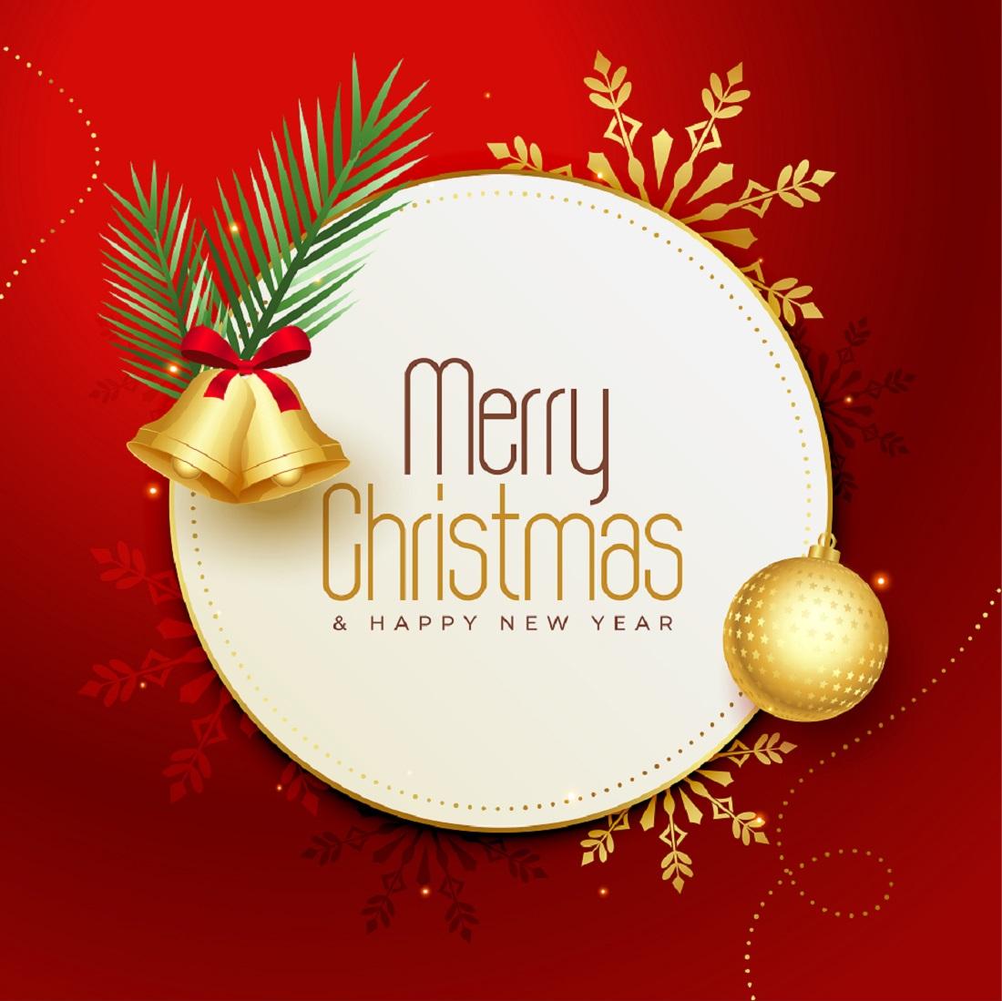 Merry Christmas And Happy New Year Image