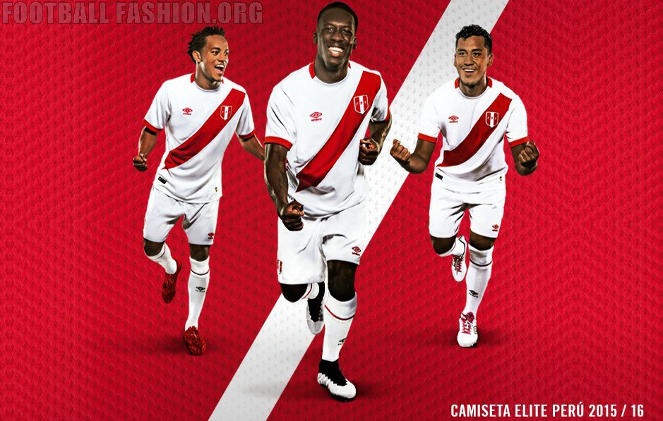 Peru Umbro Home Jersey Football Fashion Org