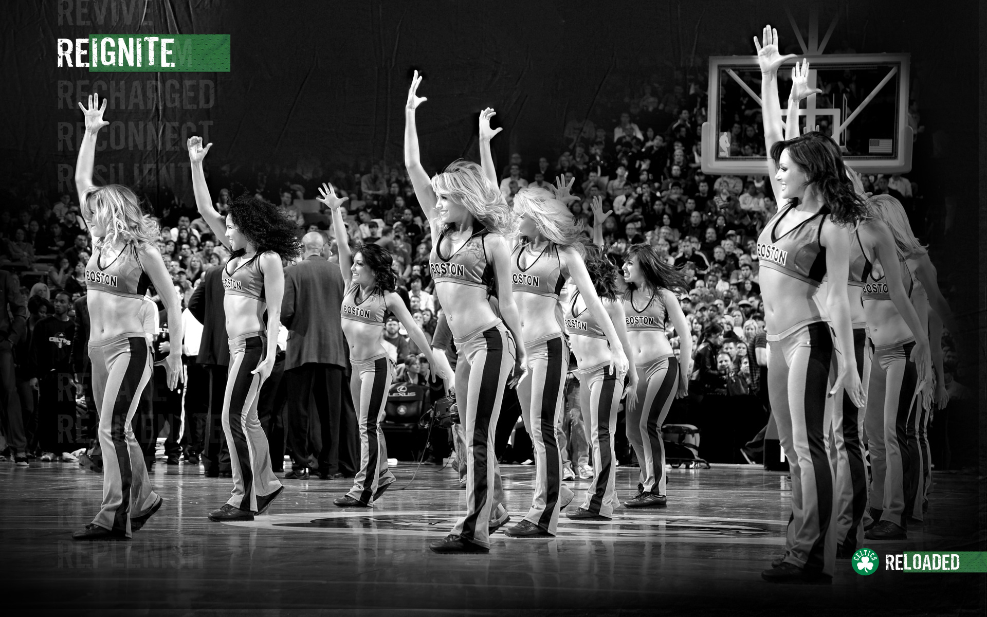 Celtics Dancers Wallpaper Boston