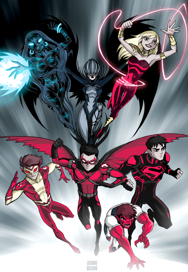 New Teen Titans By Lucianovecchio