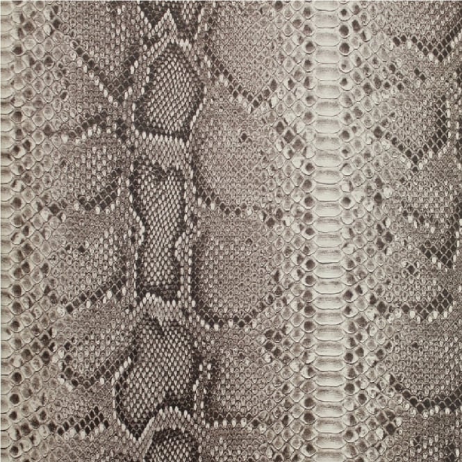 Galerie Natural Faux Python Snake Skin Print Wallpaper Grey Sd102013